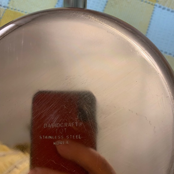David Craft Copper Saucepan with Lid from Korea - Picture 5 of 6